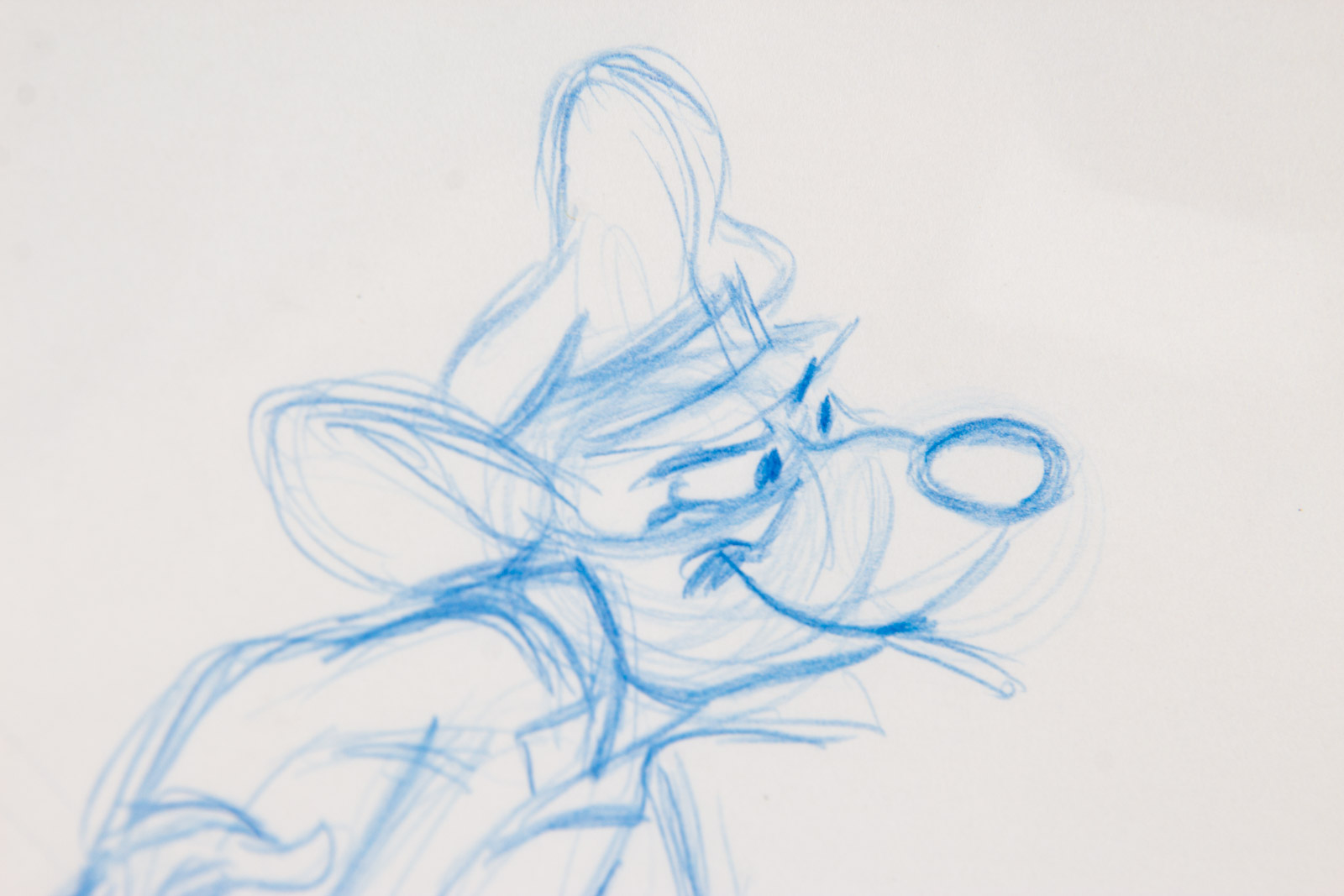 Original Basil "The Great Mouse Detective" (1986) Production Sketch