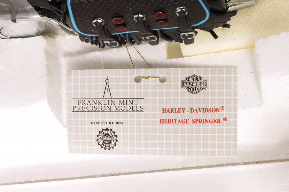 Franklin Mint Harley-Davidson Heritage Springer Model Motorcycle