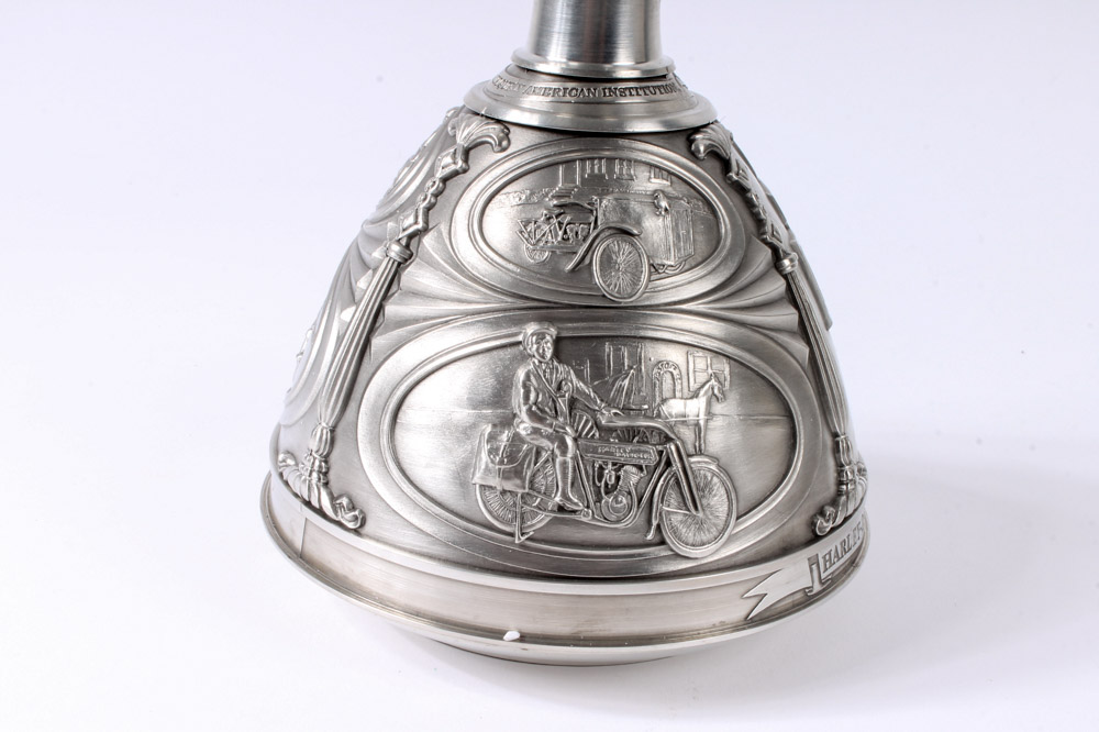 Limited Edition GERZ Harley-Davidson Pewter Decanter