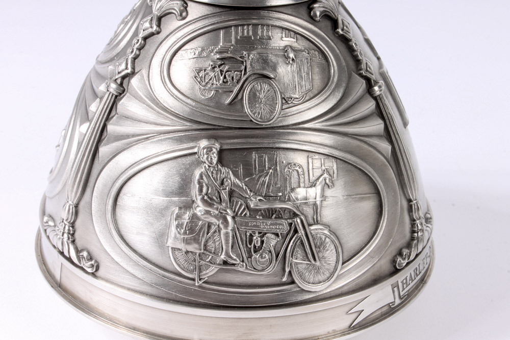 Limited Edition GERZ Harley-Davidson Pewter Decanter