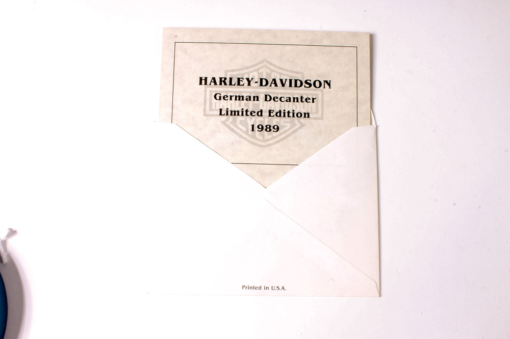 Limited Edition GERZ Harley-Davidson Pewter Decanter