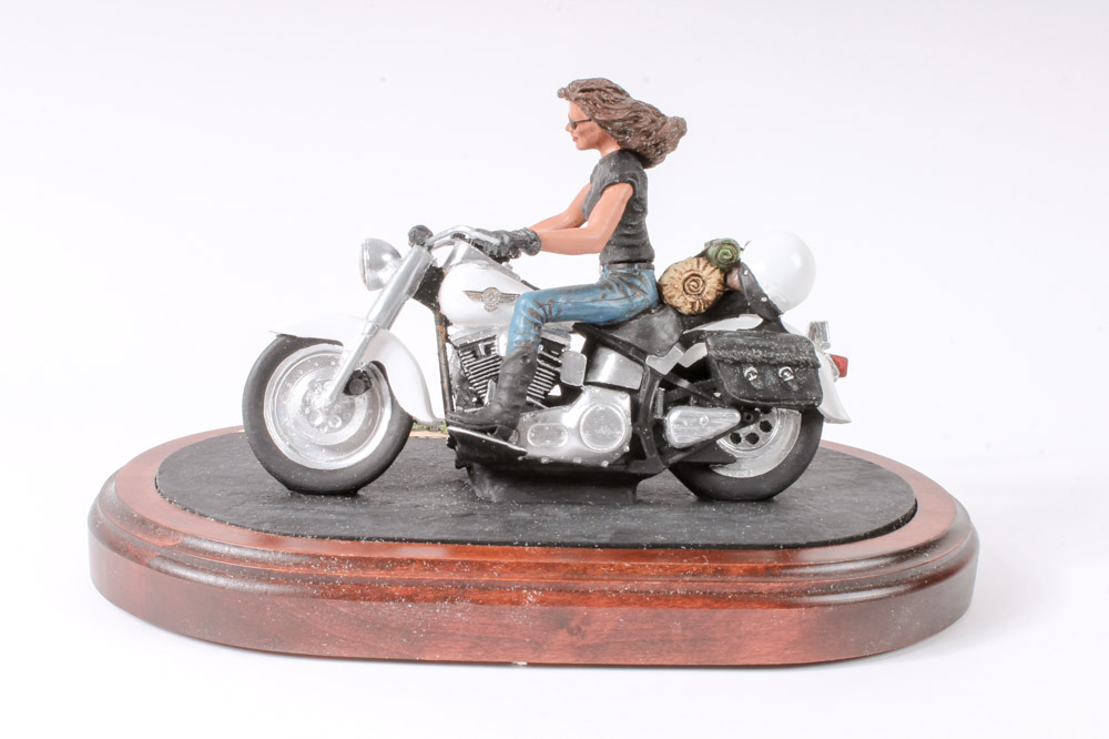 "Daytona Bound" Limited Edition Hand-Painted Figurine by Harley-Davidson