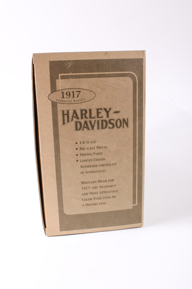 Harley-Davidson Die-Cast Model 1917 V-Twin Model F Motorcycle