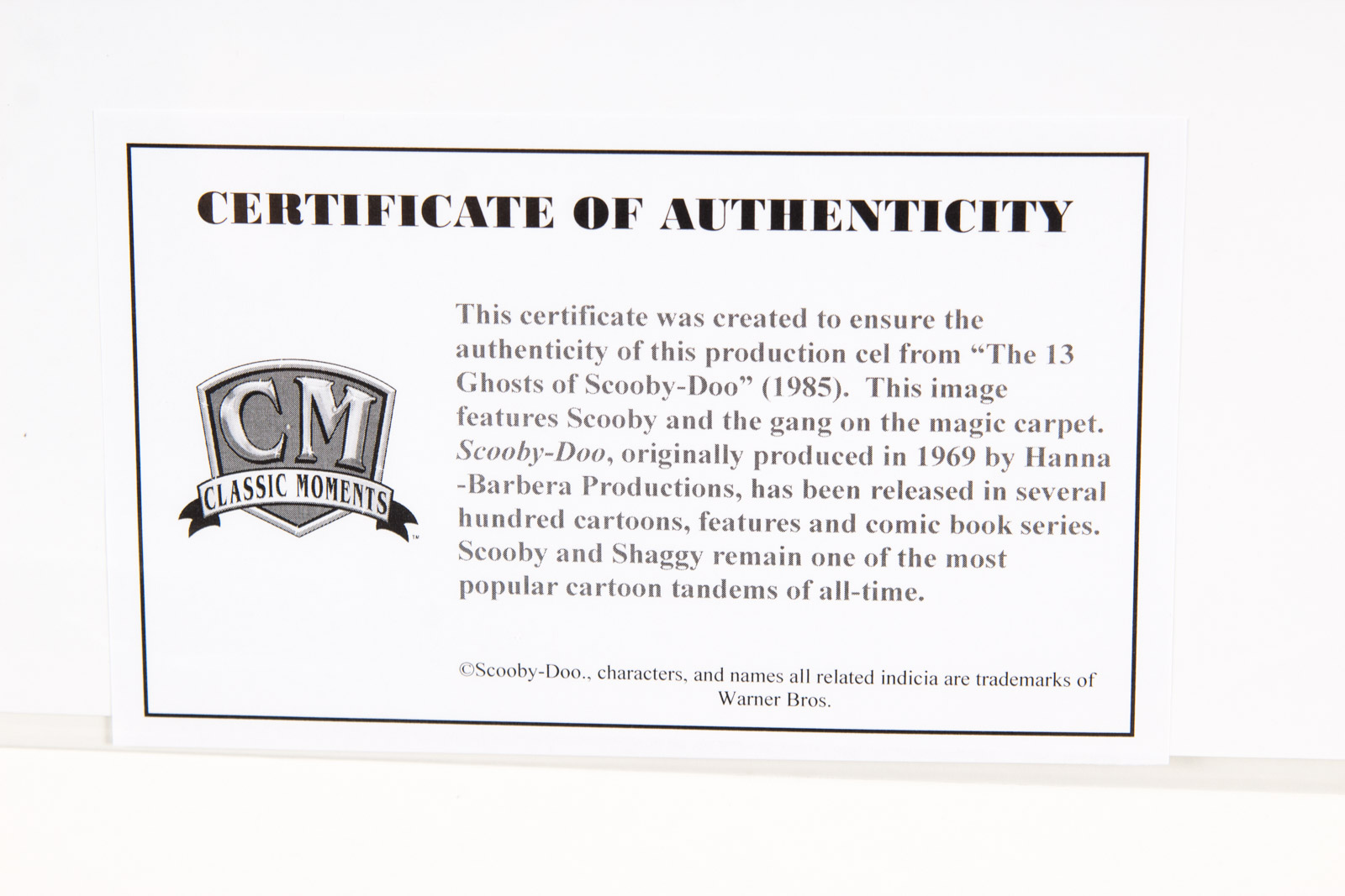 Original "The 13 Ghosts of Scooby-Doo" (1985) Production Animation Cel