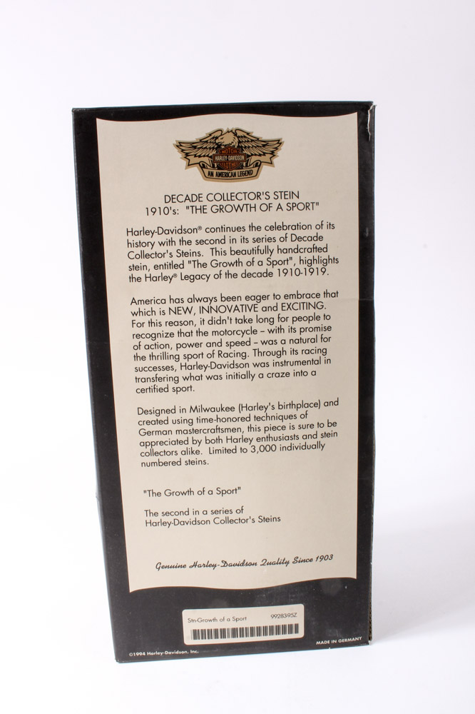 Harley-Davidson Decade Steins