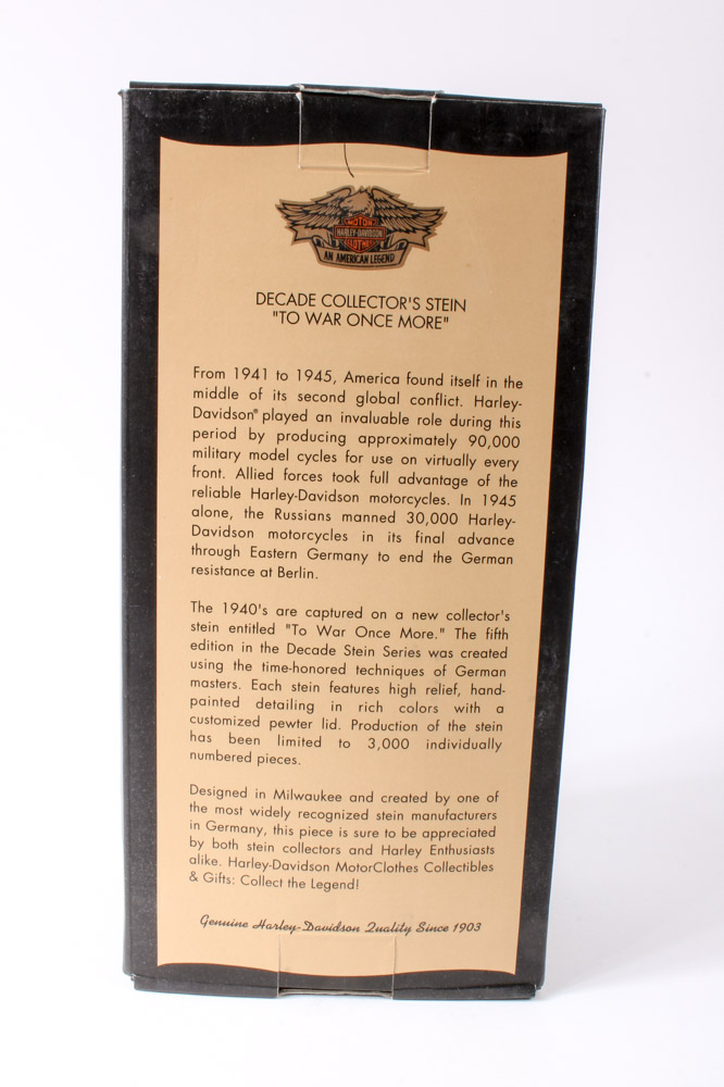 Harley-Davidson Decade Steins