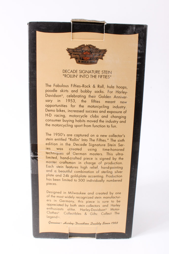 Harley-Davidson Decade Steins