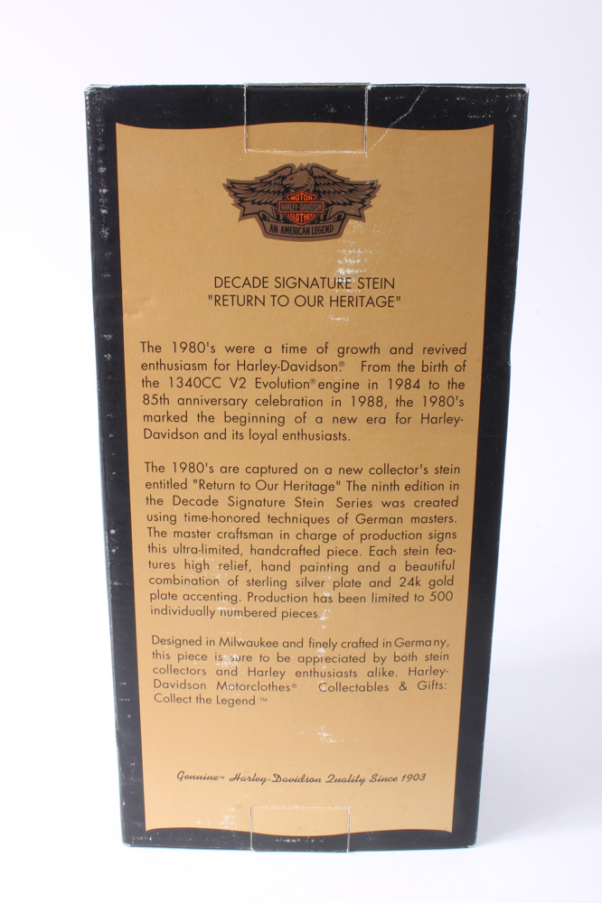 Harley-Davidson Decade Steins