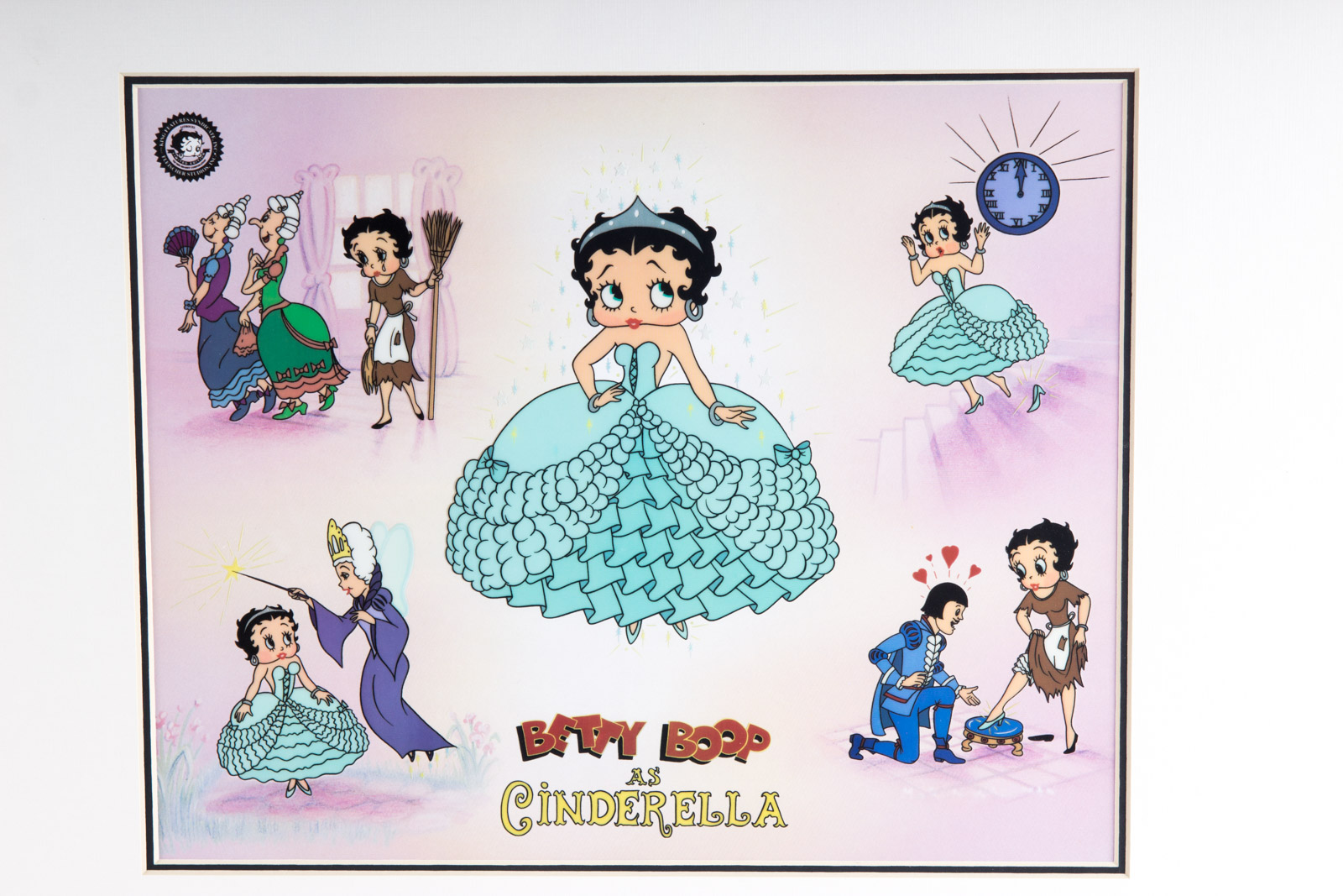 Hand-Painted "Cinderella" Betty Boop Lithocel