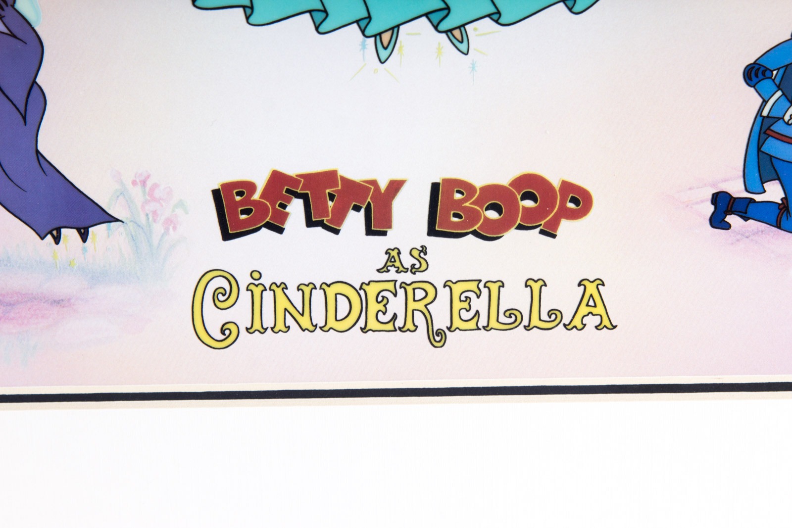 Hand-Painted "Cinderella" Betty Boop Lithocel