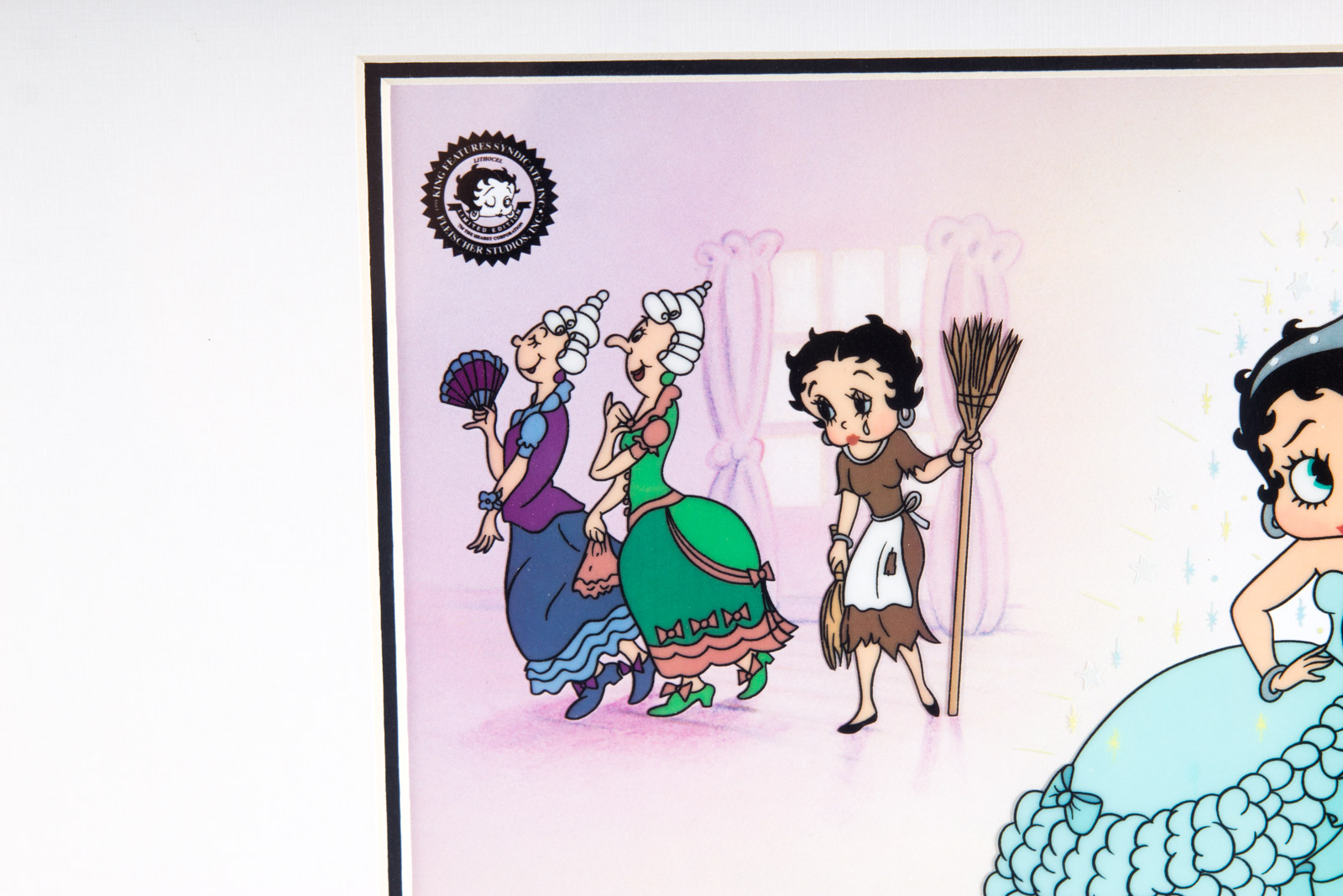 Hand-Painted "Cinderella" Betty Boop Lithocel