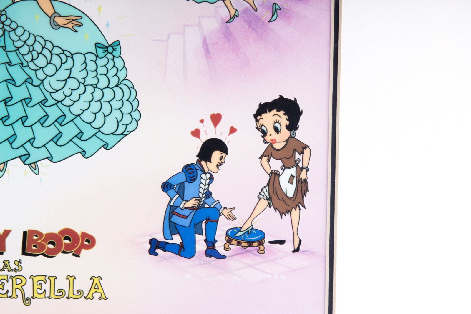 Hand-Painted "Cinderella" Betty Boop Lithocel