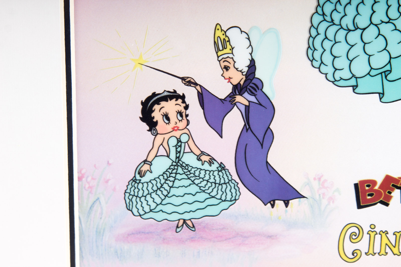 Hand-Painted "Cinderella" Betty Boop Lithocel