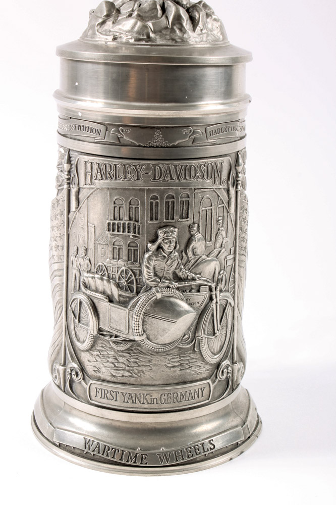 Vintage Harley-Davidson Gerz German Pewter Stein