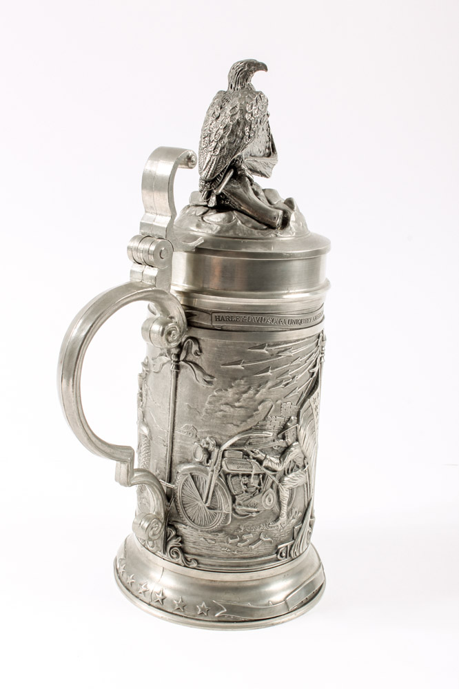Vintage Harley-Davidson Gerz German Pewter Stein
