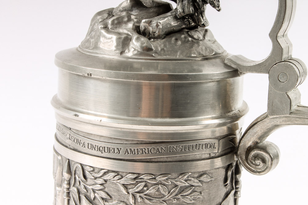 Vintage Harley-Davidson Gerz German Pewter Stein