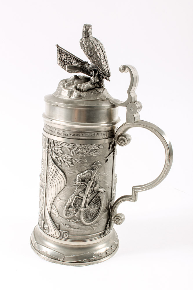 Vintage Harley-Davidson Gerz German Pewter Stein
