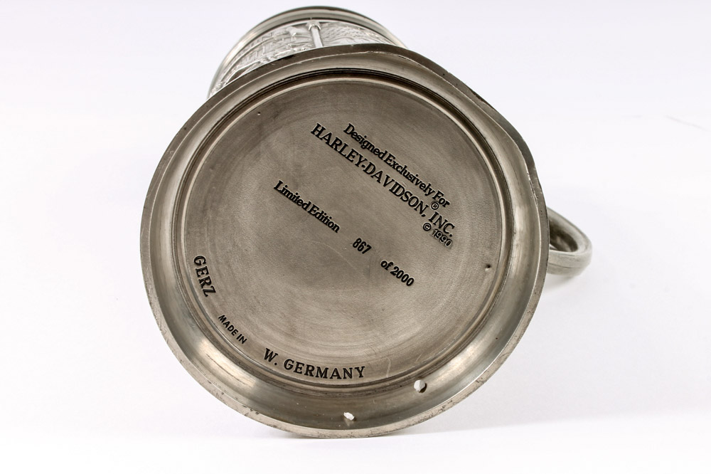 Vintage Harley-Davidson Gerz German Pewter Stein