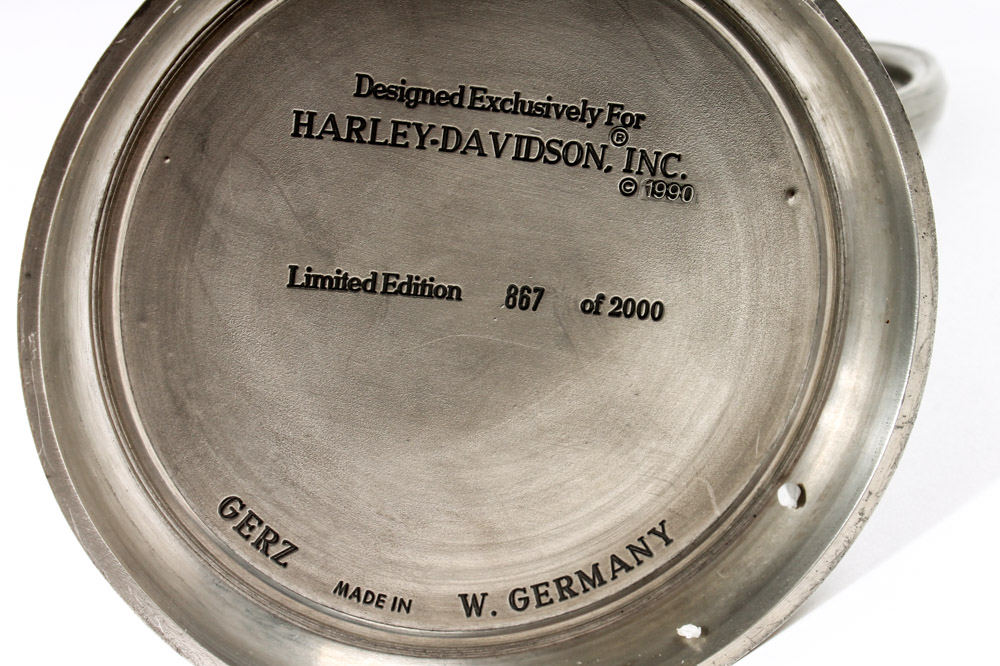 Vintage Harley-Davidson Gerz German Pewter Stein