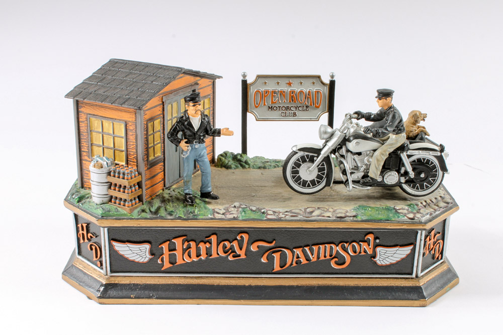 Harley-Davidson Mechanical Coin Bank