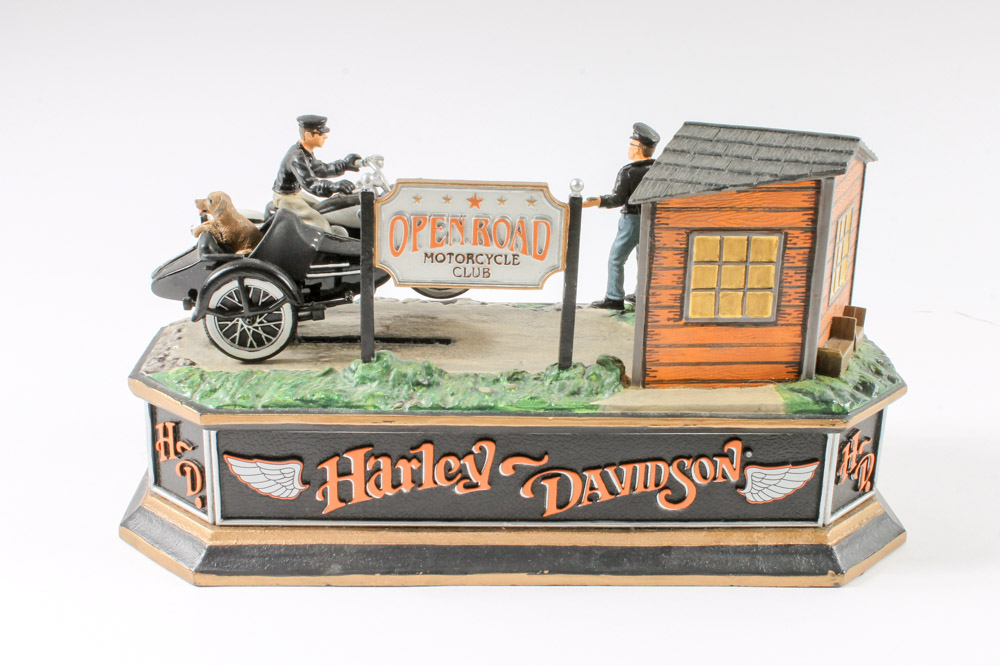 Harley-Davidson Mechanical Coin Bank