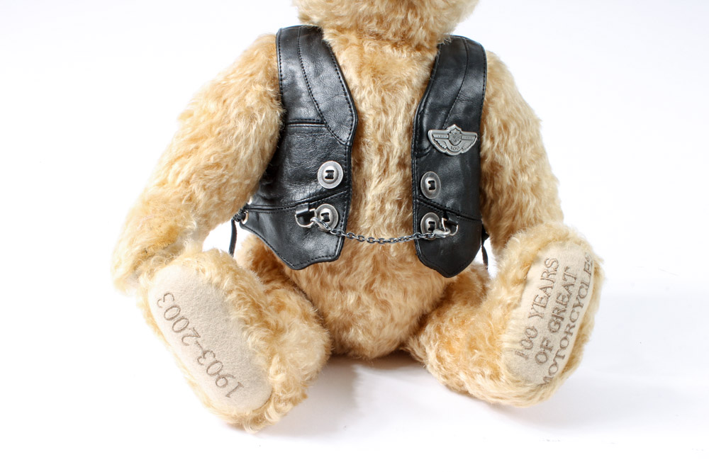 Steiff Teddy Bear Harley-Davidson 100th Anniversary Edition