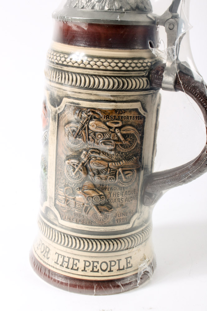 Limited Edition Harley-Davidson 80th Anniversary Commemorative German Stein