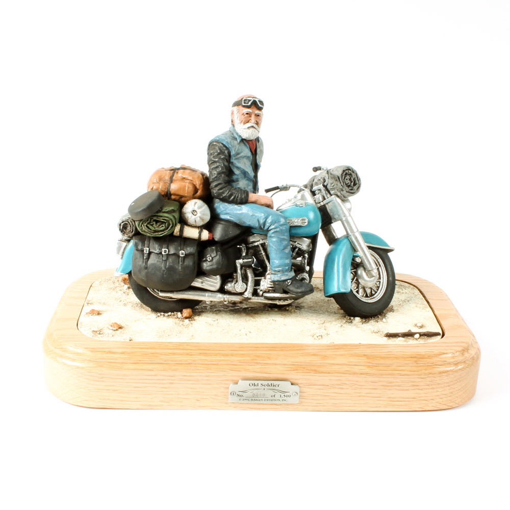 "Old Soldier" Harley-Davidson Figurine