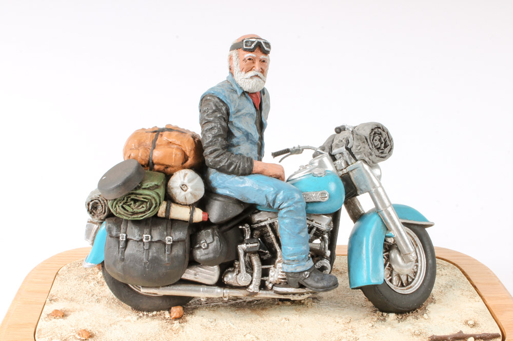 "Old Soldier" Harley-Davidson Figurine