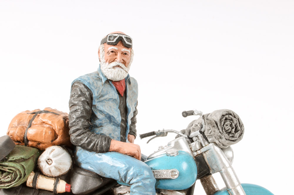 "Old Soldier" Harley-Davidson Figurine