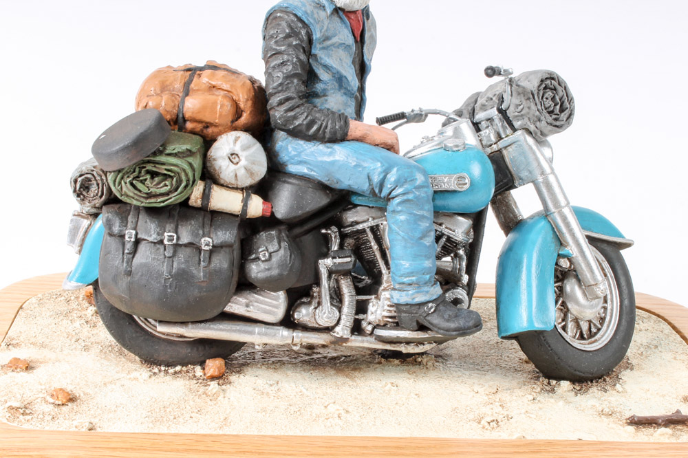 "Old Soldier" Harley-Davidson Figurine