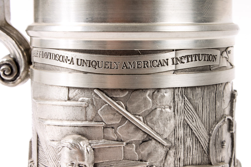 German Pewter Harley-Davidson Stein by GERZ