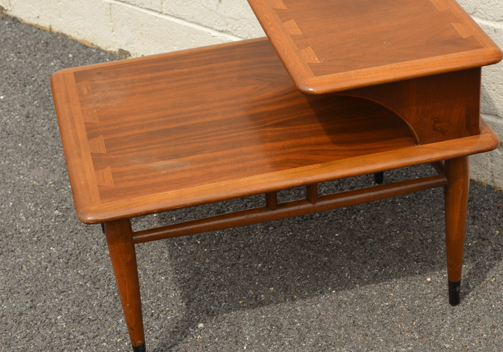 Mid Century Modern "Acclaim" Stepback Lamp Table by Lane