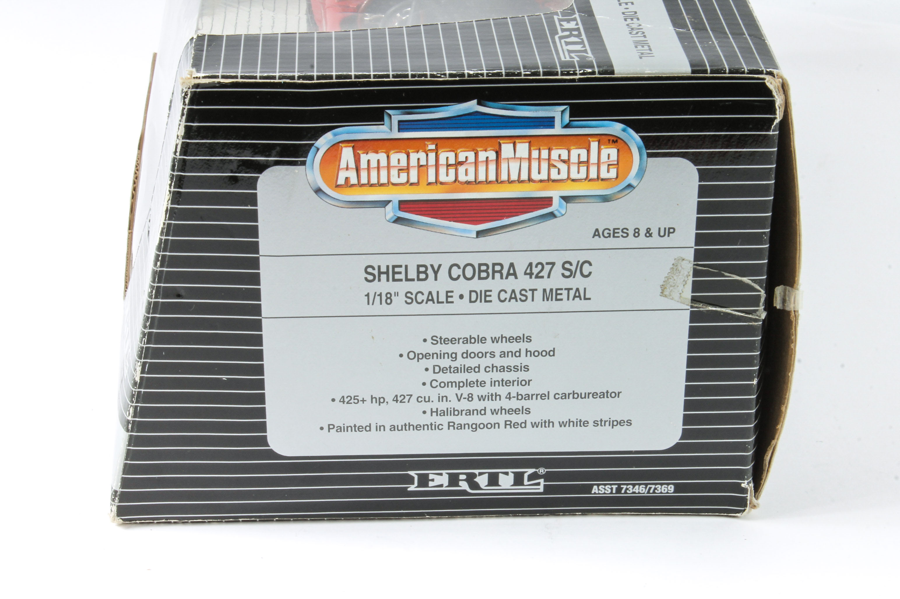 Carroll Shelby Autographed 1/18" Scale Model Shelby Cobra 427 S/C