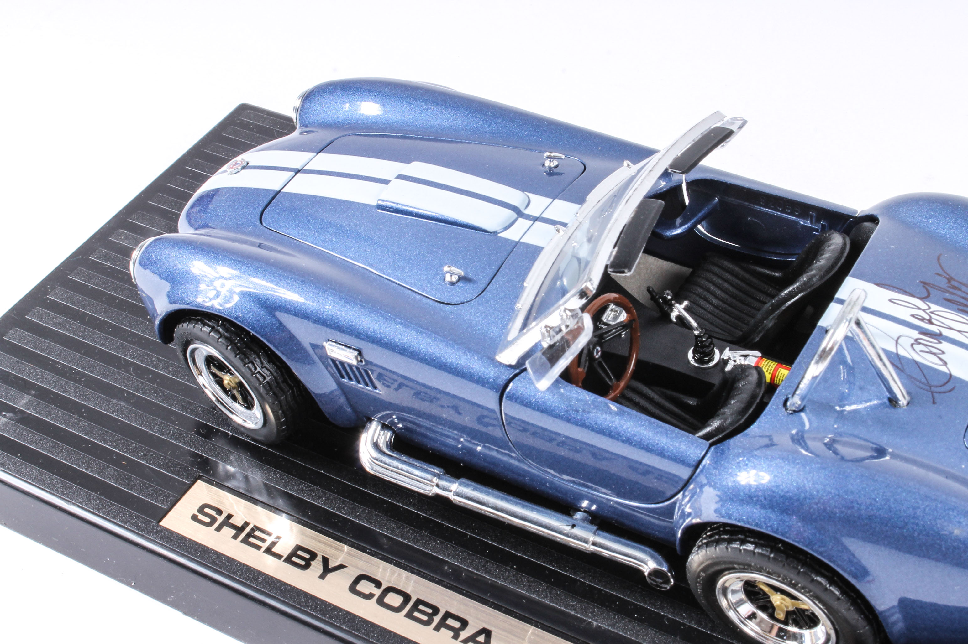 Carroll Shelby Autographed 1:18 Scale Model Shelby Cobra