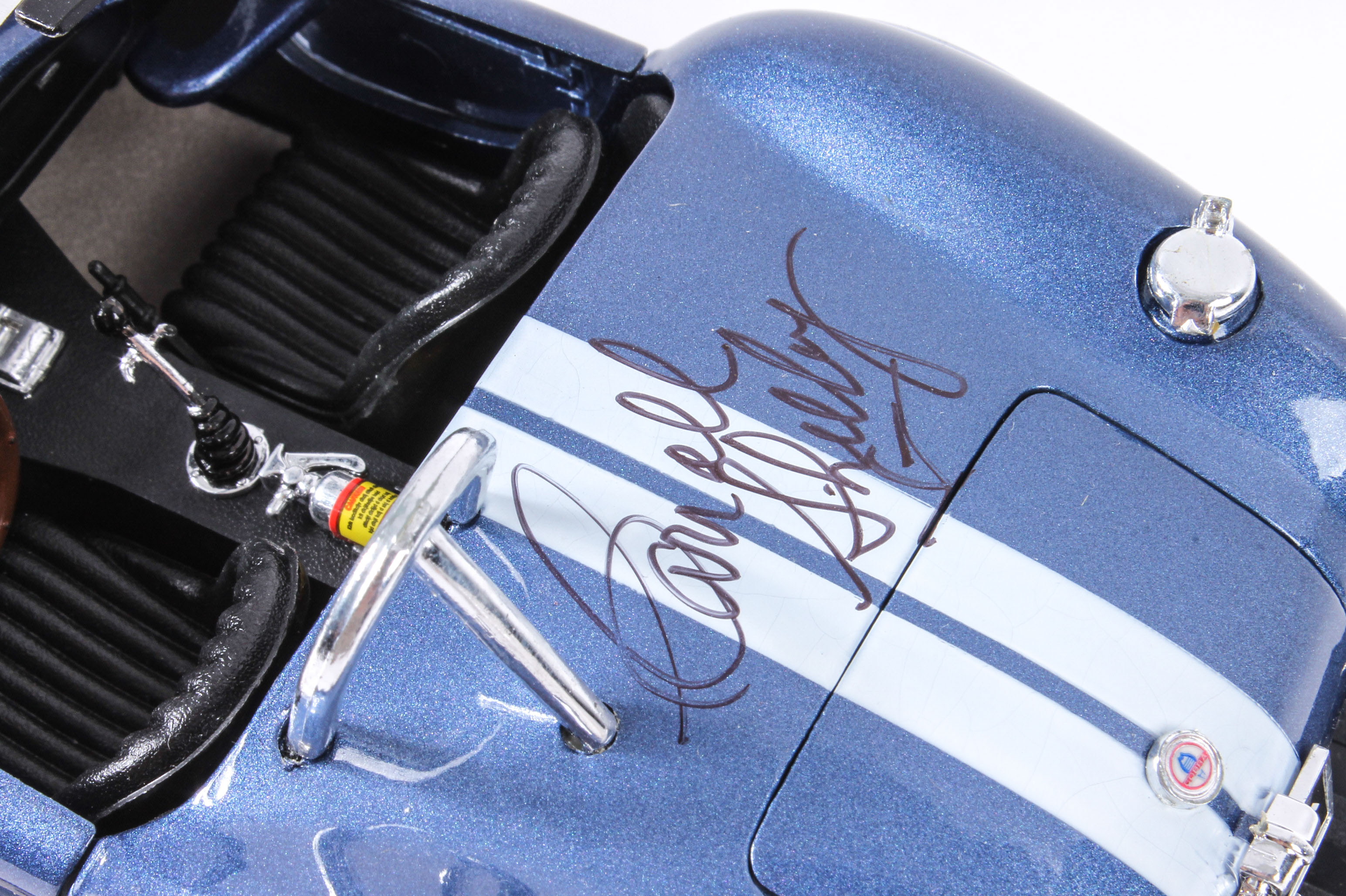 Carroll Shelby Autographed 1:18 Scale Model Shelby Cobra