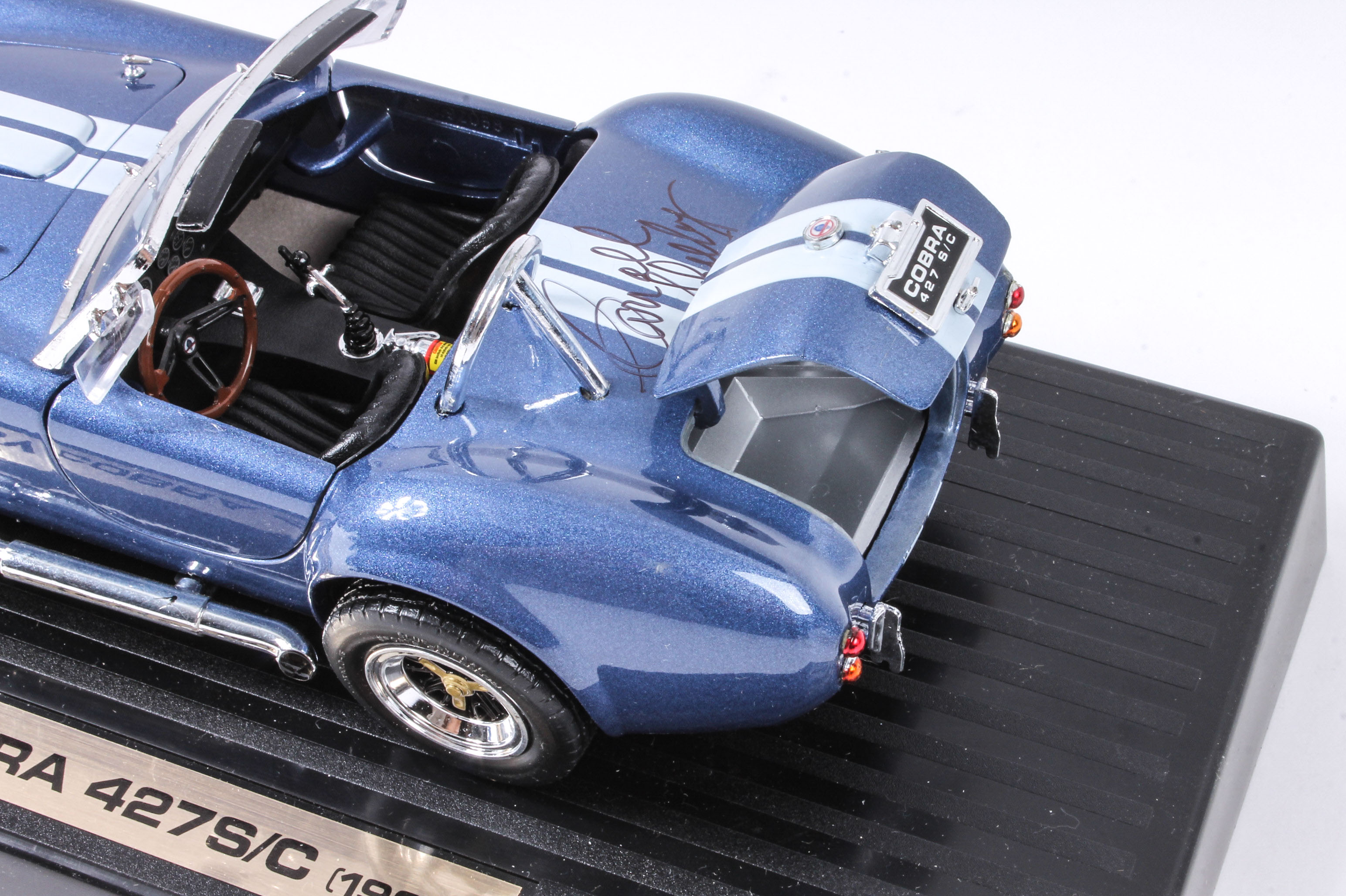 Carroll Shelby Autographed 1:18 Scale Model Shelby Cobra