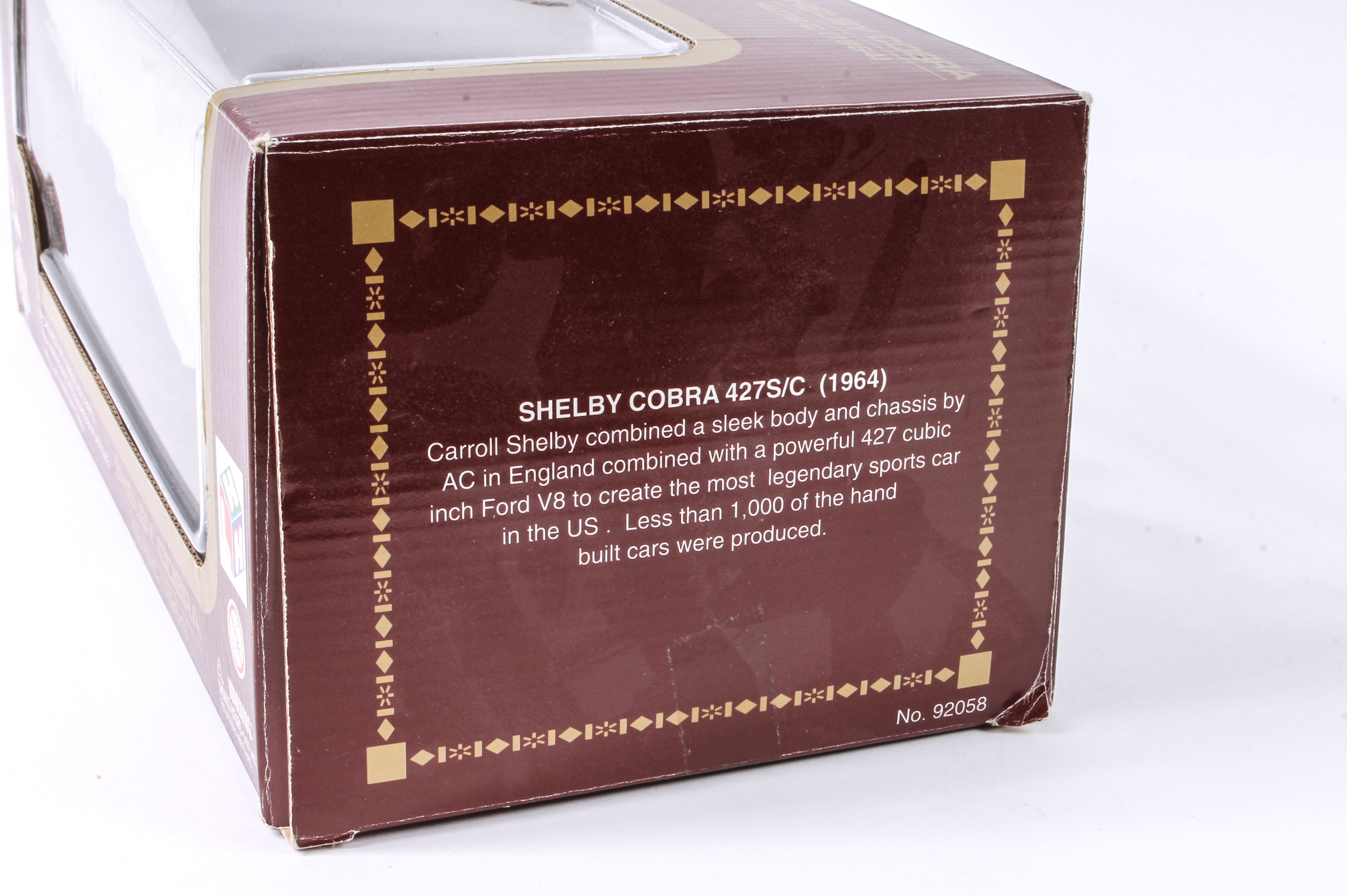 Carroll Shelby Autographed 1:18 Scale Model Shelby Cobra