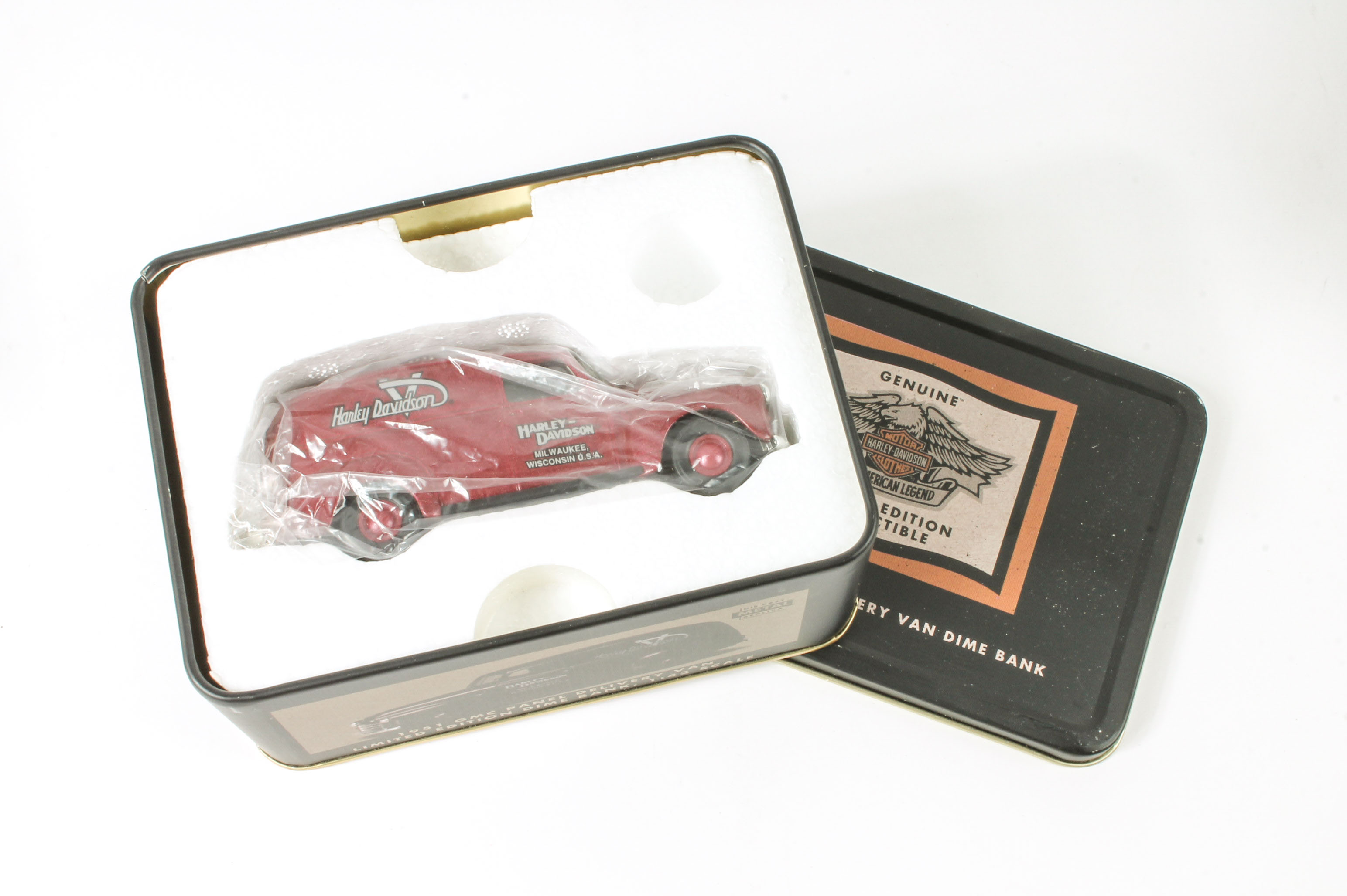 Collection of Harley-Davidson Branded Die-Cast Vehicle Dime Banks