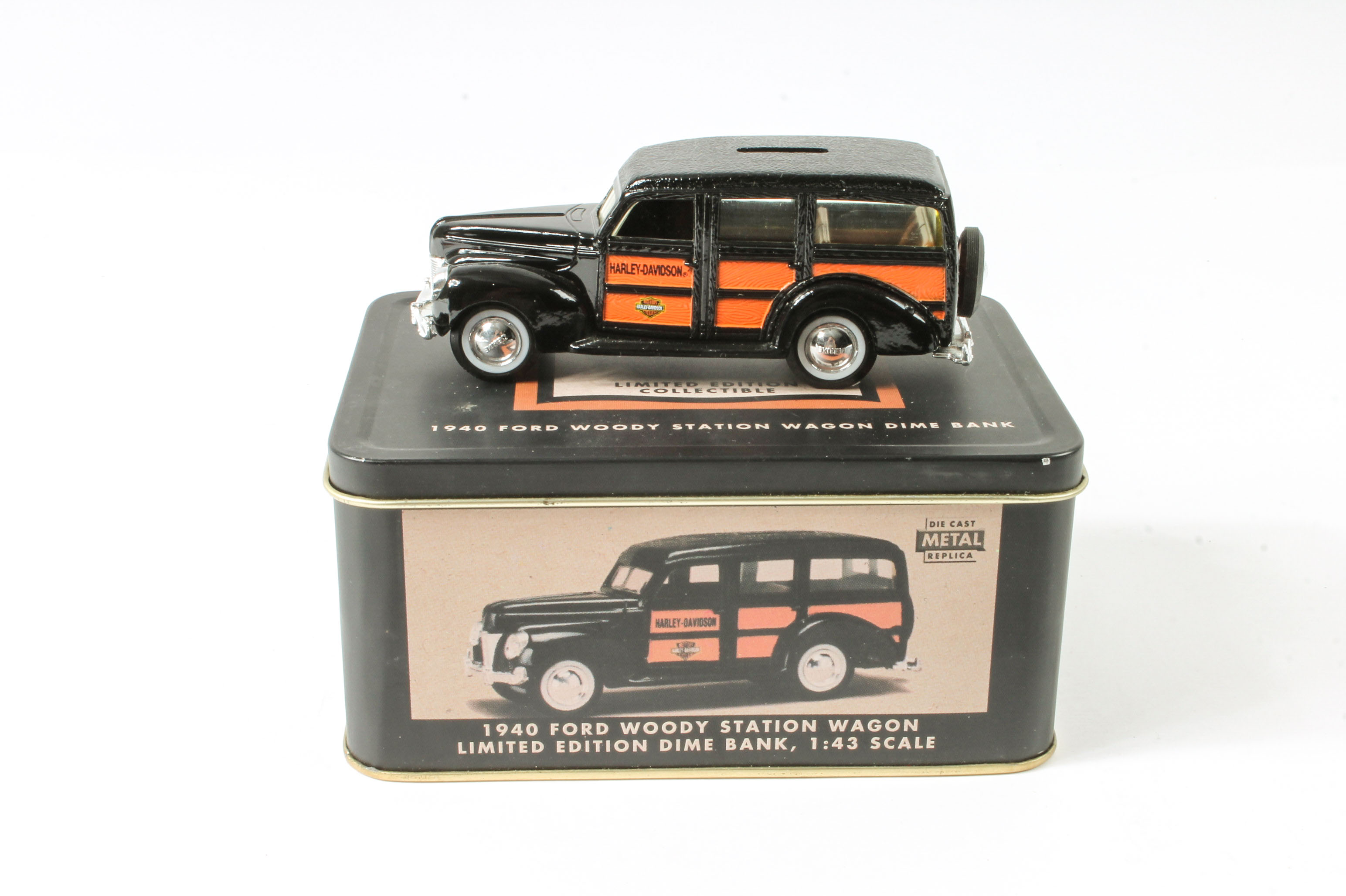 Collection of Harley-Davidson Branded Die-Cast Vehicle Dime Banks