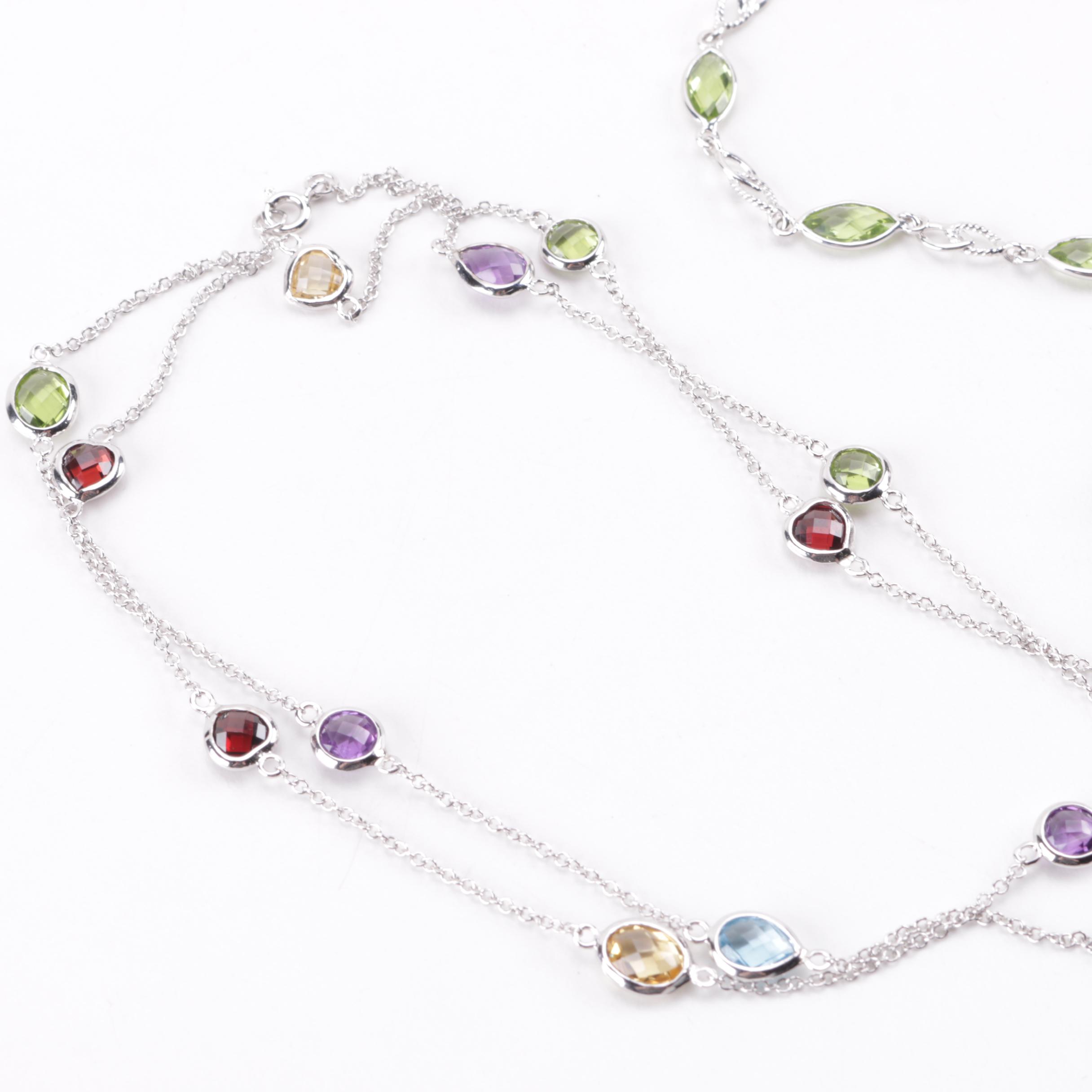 Sterling Silver and Gemstone Jewelry