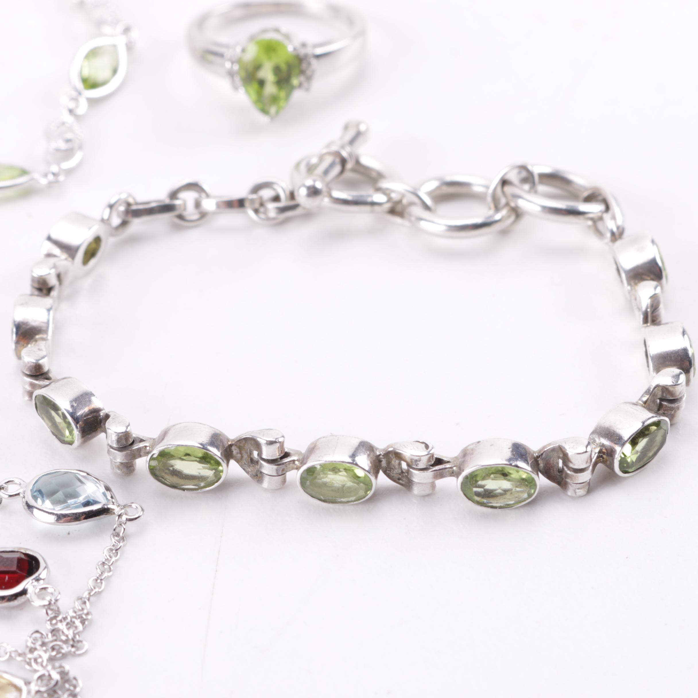 Sterling Silver and Gemstone Jewelry