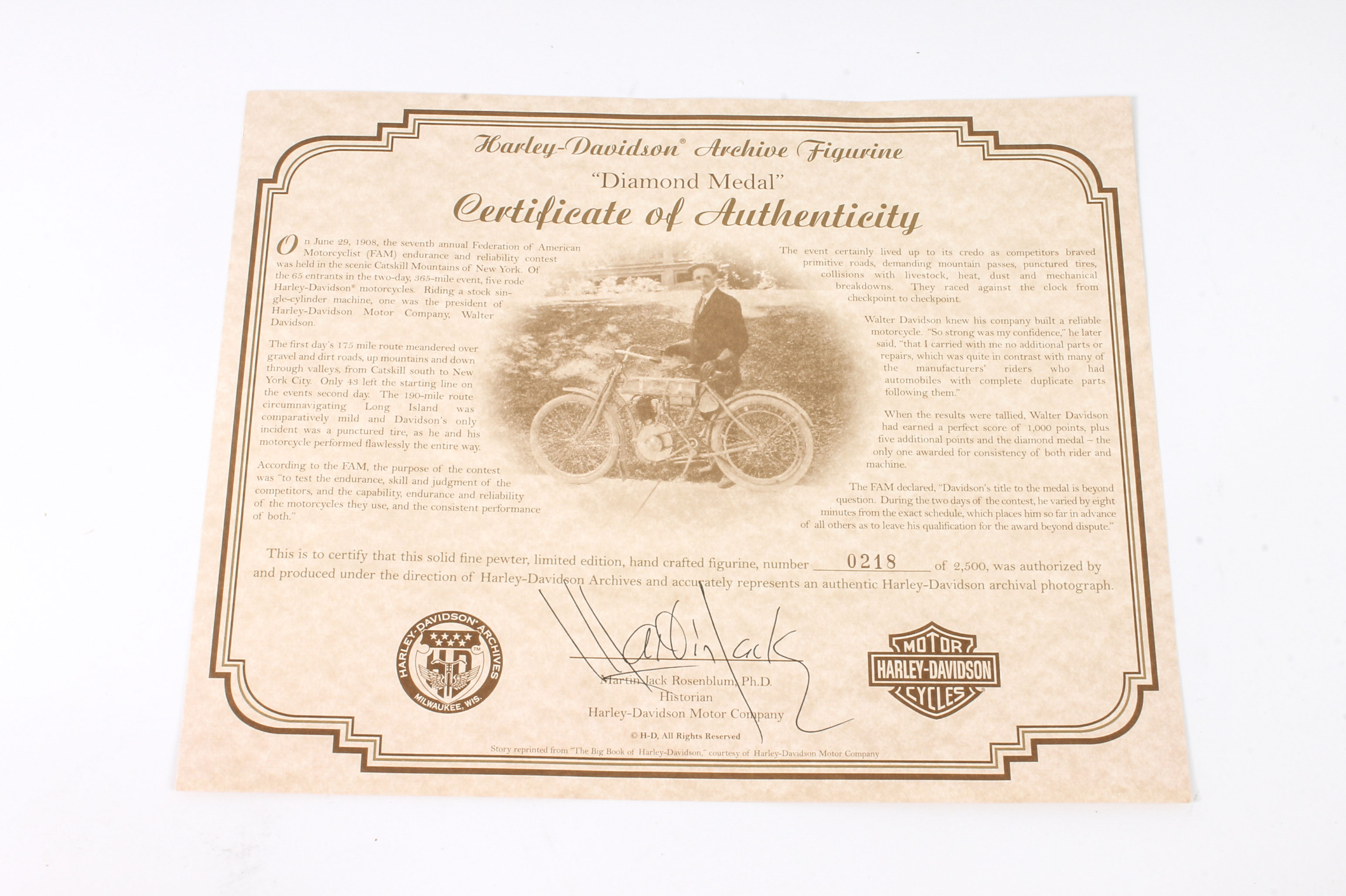 Harley-Davidson Pewter Figures