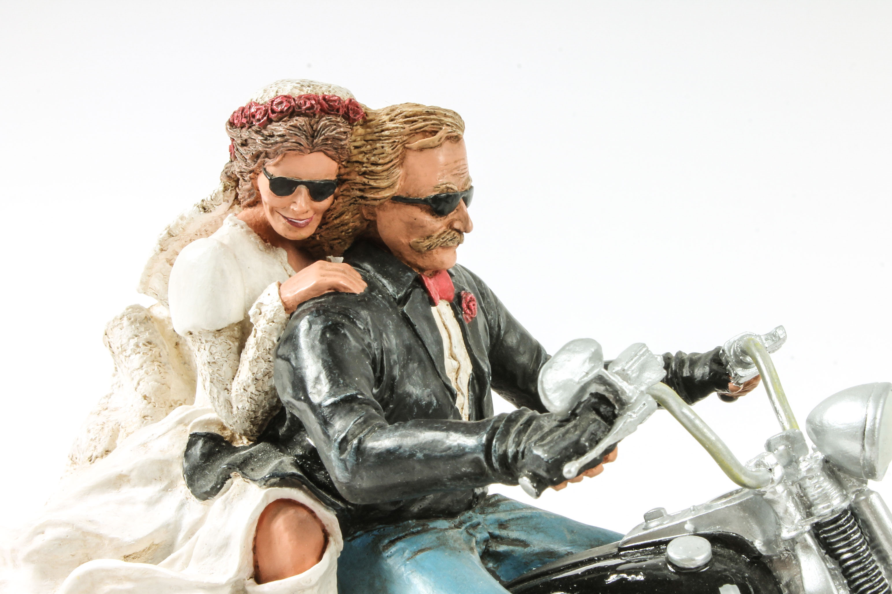 Limited Edition Harley-Davidson Figurine "Just Hitched"