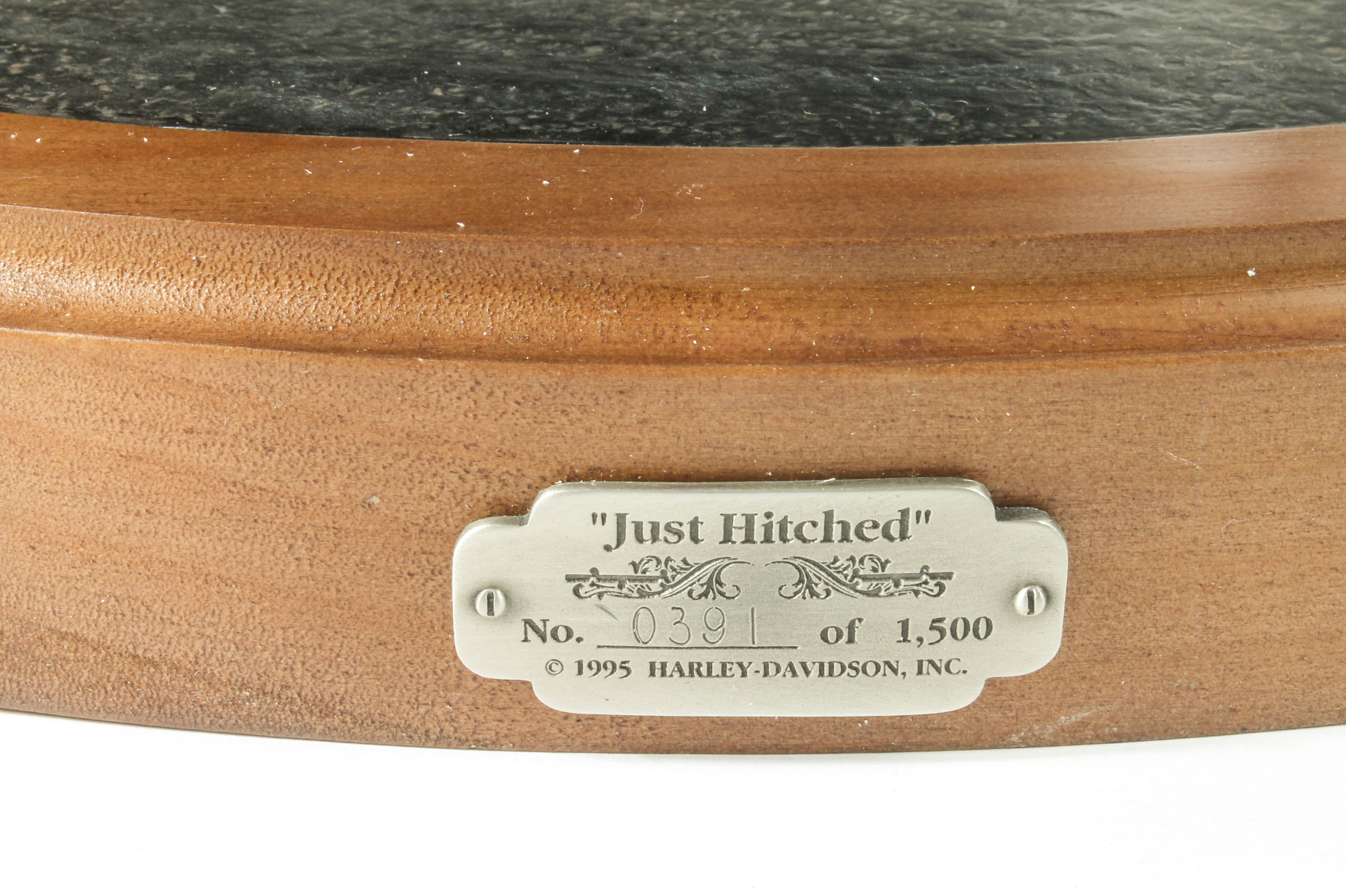 Limited Edition Harley-Davidson Figurine "Just Hitched"