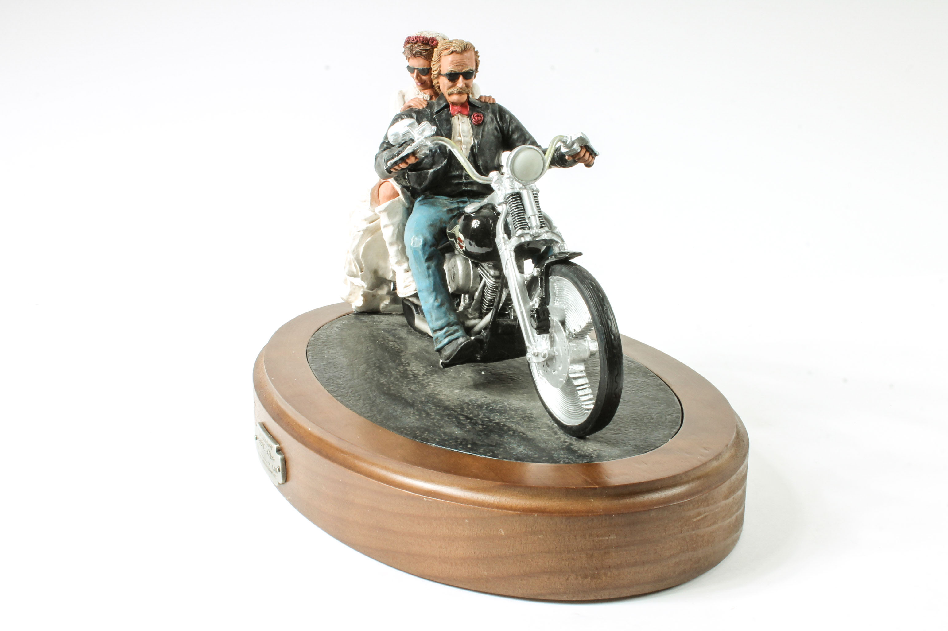 Limited Edition Harley-Davidson Figurine "Just Hitched"