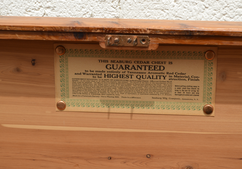Vintage Red Cedar Chest by Seaburg