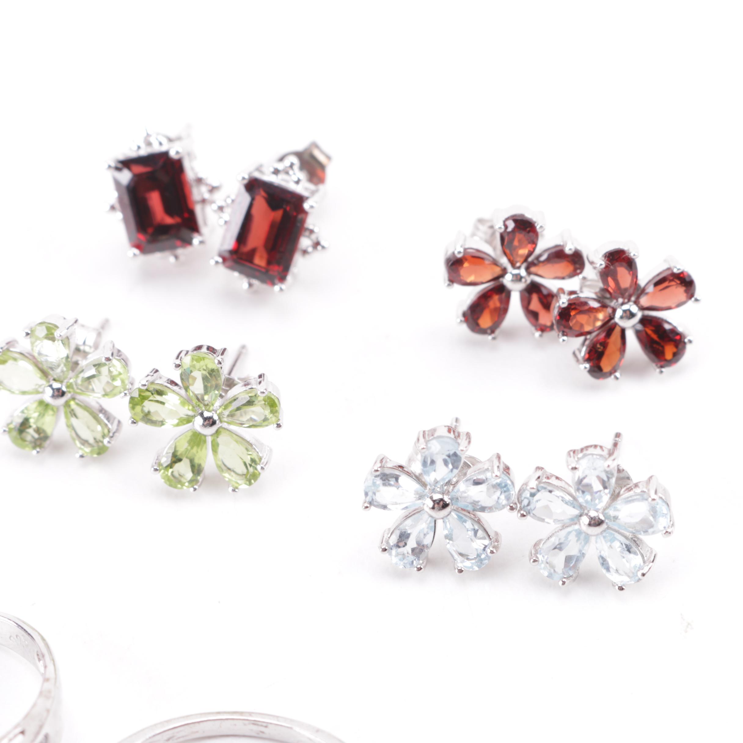 Sterling Silver and Gemstone Jewelry