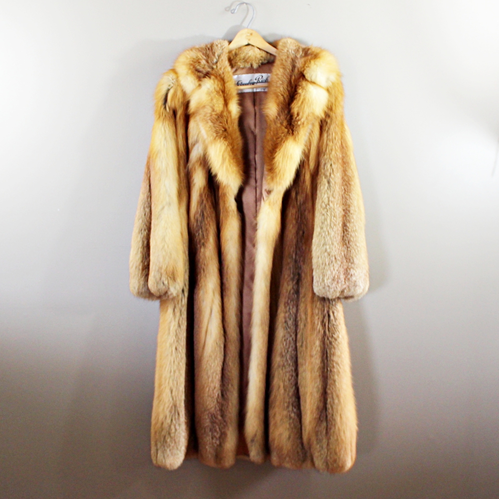 Stanley Rich Red Fox Fur Coat