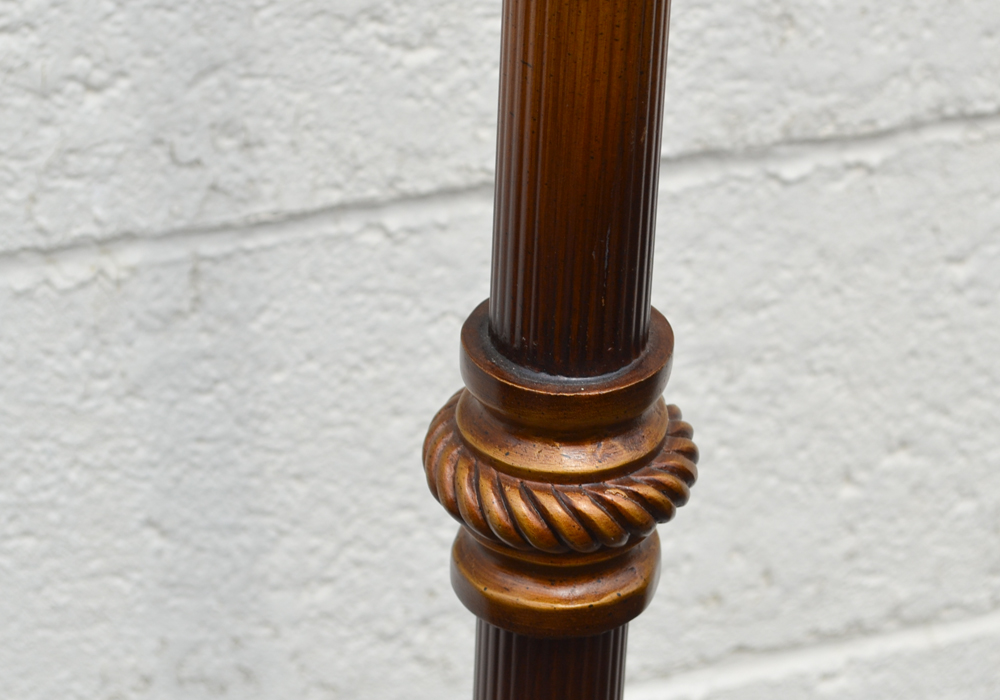 Bronze Tone Torchiere Floor Lamp